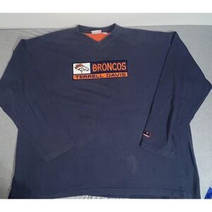 Vintage Denver Broncos Shirt Mens 2XL NFL Football Terrell Davis Pro Star 90s